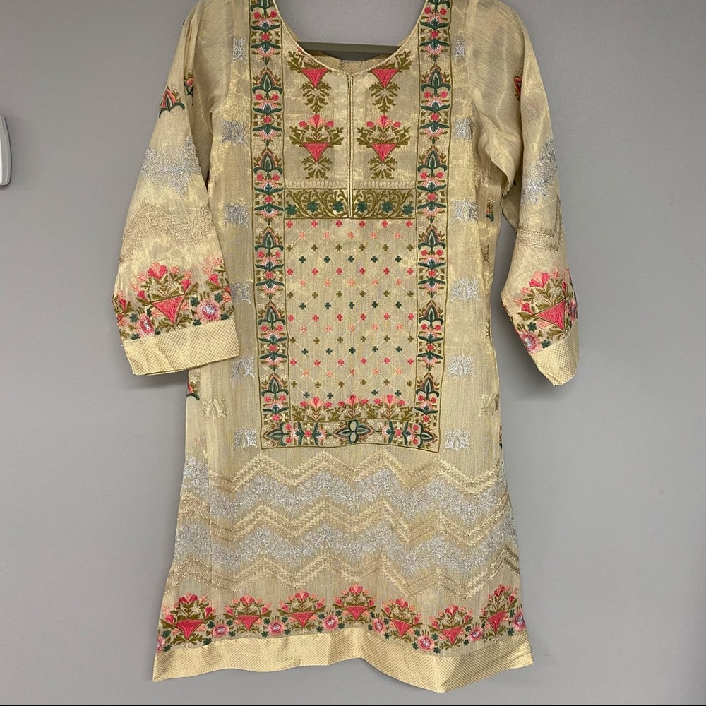 Indian/Pakistani desi embroidered shirt